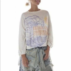 Magnolia Pearl hi low CW surfboards Francis Pullover - one size